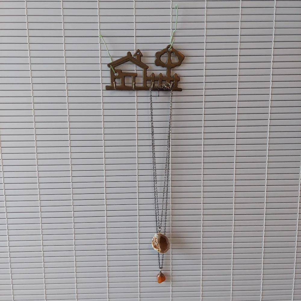 Vintage Brass Wall Hooks Home Key Hanger